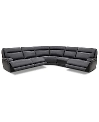 Atlas 5-Piece Triple Power Motion Sectional Sofa, Macy's Exclusive