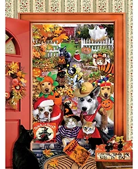 SunsOut Halloween Beggars 300-Piece Jigsaw Puzzle, Ages 15+