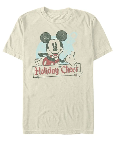 Fifth Sun Men's Mickey Mouse & Friends Cheery Graphic T-Shirt