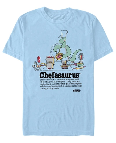 Fifth Sun Men's Chefasaurus Graphic Crewneck Cotton T-Shirt