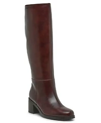 Vince Camuto Womens Ammar Regular Wide Calf Block Heel Boots