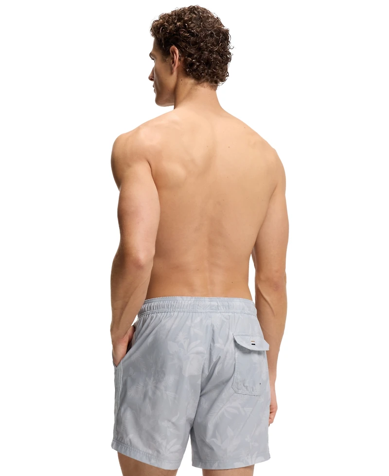 Boss by Hugo Men's 6" Alain All Over Print Swim Trunks