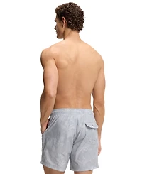 Boss by Hugo Men's 6" Alain All Over Print Swim Trunks