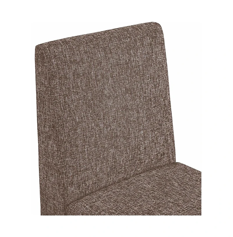 Meridian Furniture Benson Linen Textured Fabric Dining Chair, Set of 2