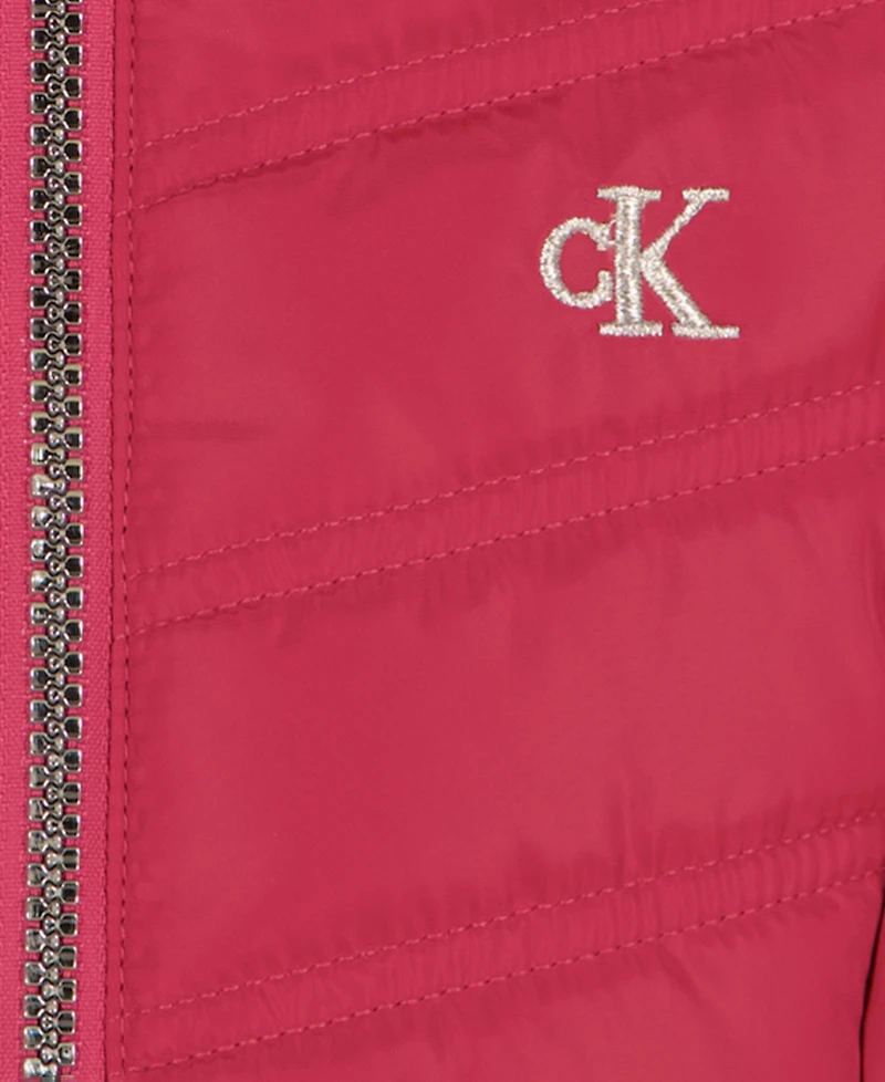 Calvin Klein Baby Girls' Long-Sleeve Aerial Jacket