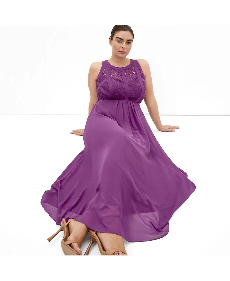 City Chic Women's Midi Dress