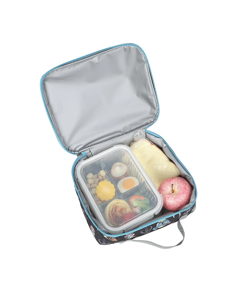 Star Wars: The Mandalorian and Grogu 2 Piece 16 inch Kids Clear Backpack and Lunch Box Set For School And Travel