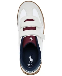 Polo Ralph Lauren Little Kid's Hollis Ez Stay-Put Closure Lifestyle Sneakers from Finish Line