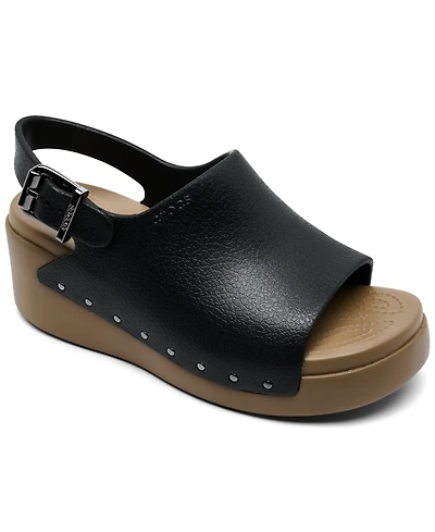 Crocs Women's Dylan Studded Platform Slide Sandals from Finish Line