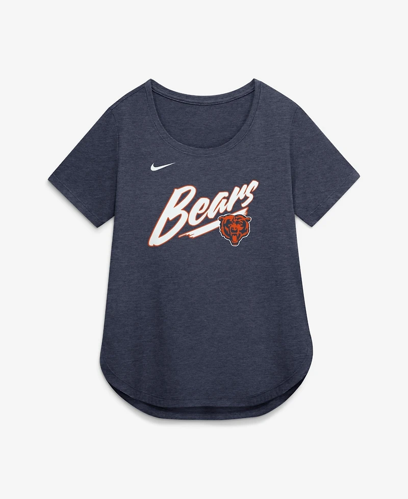 Nike Women's Primetime Screen-Print Tri-Blend T-Shirt