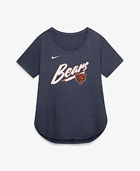 Nike Women's Primetime Screen-Print Tri-Blend T-Shirt