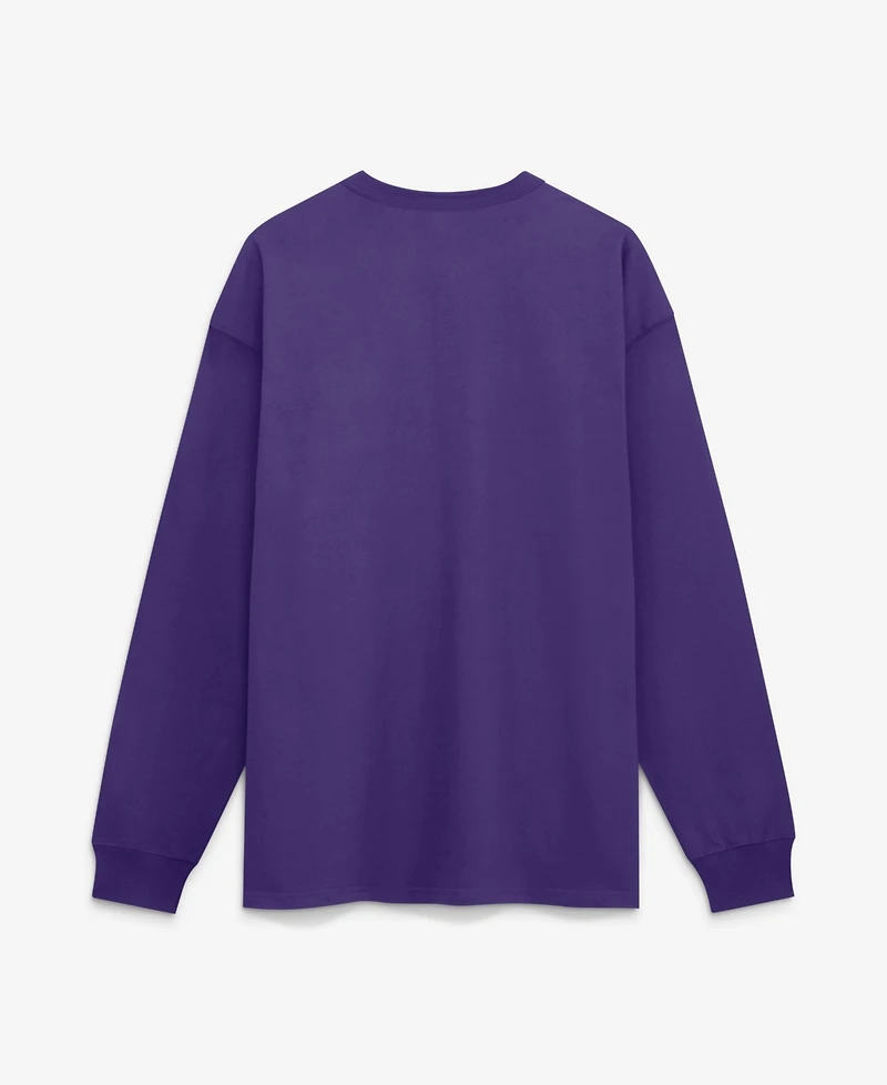 Nike Men's Minnesota Vikings Rewind Max90 Throwback-Graphic Long-Sleeve Crewneck T-Shirt
