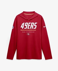Nike Men's Big & Tall San Francisco 49ers Sideline Game On Long-Sleeve Hooded Hoodie