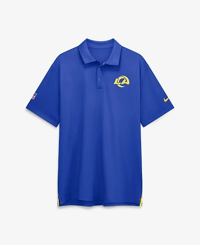 Nike Men's Los Angeles Rams Tour Dri-fit Classic Fit Polo Shirt