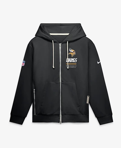 Nike Men's Minnesota Vikings Sideline Standard Issue Full-Zip Loose-Fit Hoodie