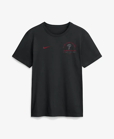 Nike Men's Philadelphia Phillies Split Logo Crew Neck Short-Sleeve T-Shirt