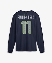 Nike Men's Seattle Seahawks Jaxon Smith-Njigba Long-Sleeve Crewneck T-Shirt