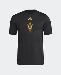 adidas Men's Arizona State Sun Devils 2026 Locker Logo Pre-Game Screen Print T-Shirt
