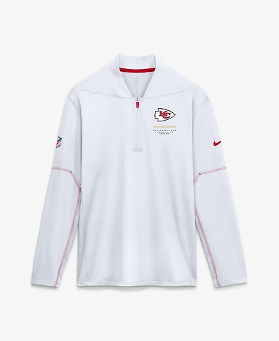 Nike Men's Kansas City Chiefs Sideline Half-Zip Pullover Sweatshirt
