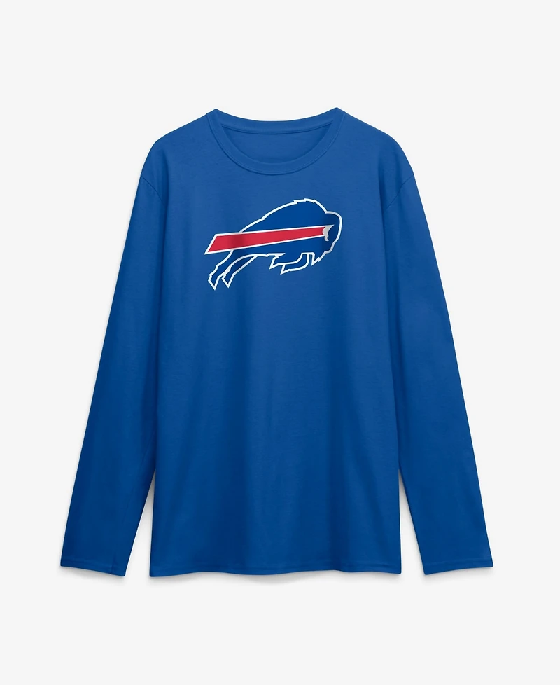 Logo Athletic Men's Buffalo Bills Primary Classic-Fit Long-Sleeve Cotton T-Shirt