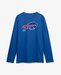 Logo Athletic Men's Buffalo Bills Primary Classic-Fit Long-Sleeve Cotton T-Shirt