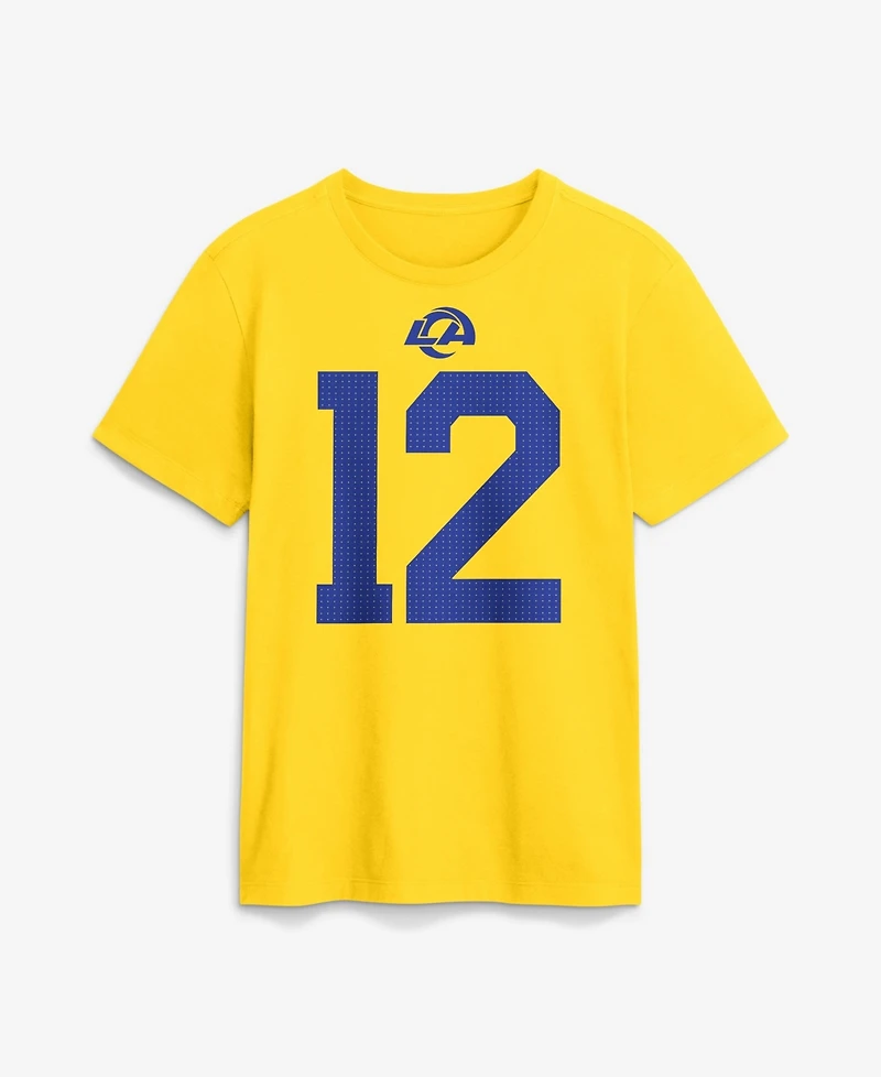 Nike Men's Los Angeles Rams Puka Nacua Classic Sol Name & Number T-Shirt