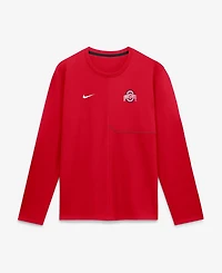 Nike Men's 2026 Sideline Coaches Ohio State Buckeyes Long-Sleeve T-Shirt