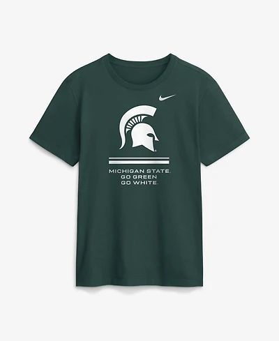 Nike Men's Michigan State Spartans Sideline Screen-Print Graphic T-Shirt