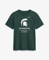 Nike Men's Michigan State Spartans Sideline Screen-Print Graphic T-Shirt