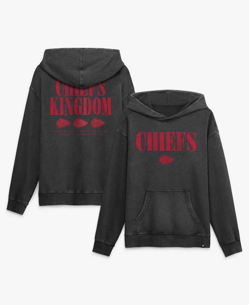 Fanatics Men's Kansas City Chiefs Relaxed Intense Rivalry French Terry Long-Sleeve Hoodie