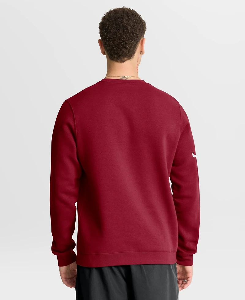 Nike Men's Alabama Crimson Tide 2026 Sideline Club Crewneck Sweatshirt