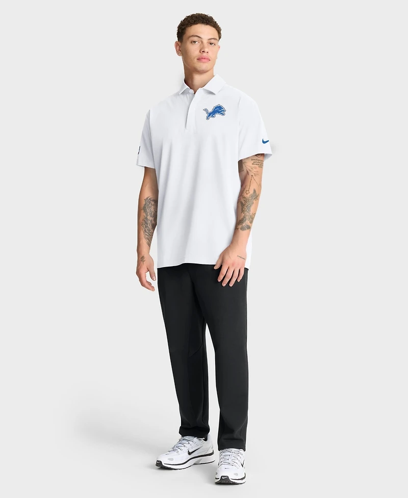 Nike Men's City Pride Sideline Detroit Lions Dri-fit Polo Shirt
