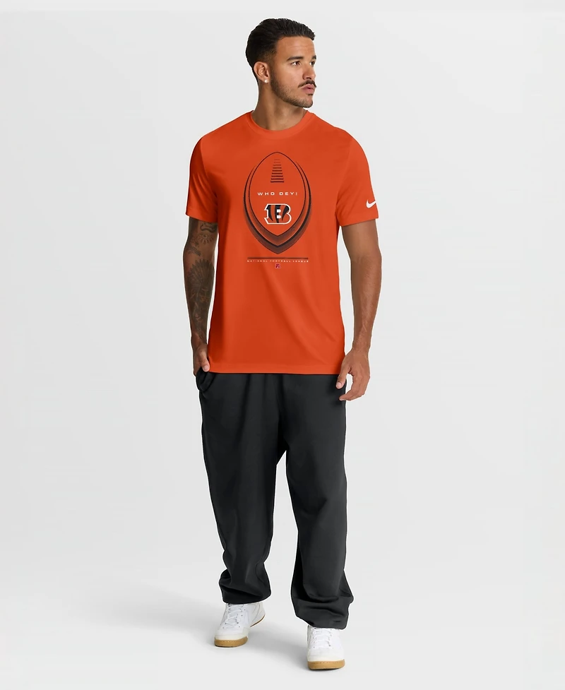 Nike Men's Cincinnati Bengals Legend Icon Graphic Crewneck T-Shirt