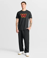 Nike Men's Washington Commanders Essential Logo Screen Print Graphics Standard Fit T-Shirt