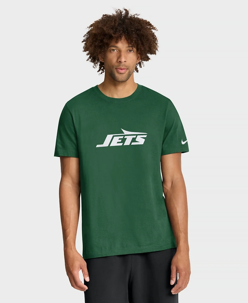 Nike Men's New York Jets Cotton Crewneck T-Shirt