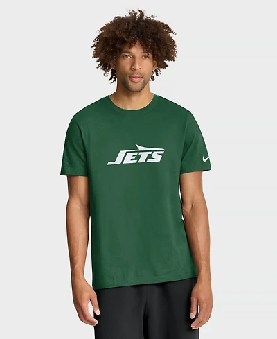 Nike Men's New York Jets Cotton Crewneck T-Shirt