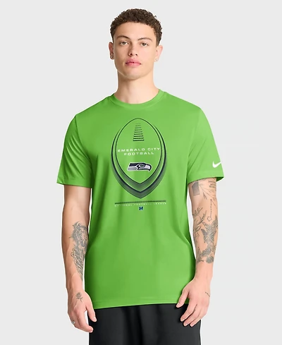 Nike Men's Seattle Seahawks Legend Icon Crewneck Short-Sleeve T-Shirt