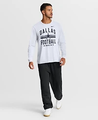 Nike Men's Dallas Cowboys America's Team Essential Long-Sleeve Cotton T-Shirt