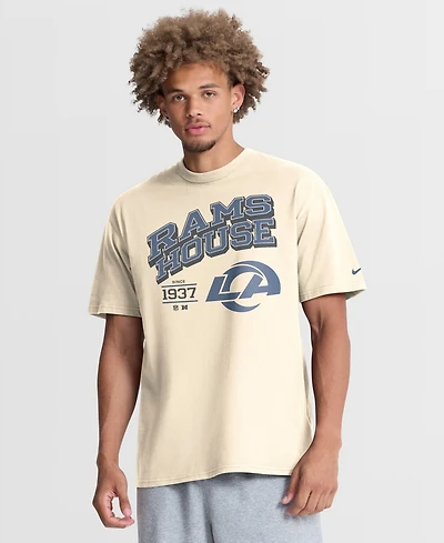 Nike Men's Los Angeles Rams Vintage Relaxed-Fit Blown Away Max90 T-Shirt