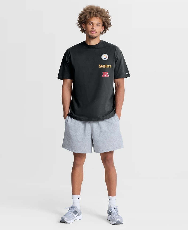 Nike Men's Pittsburgh Steelers Max90 Heavyweight Loose-Fit T-Shirt