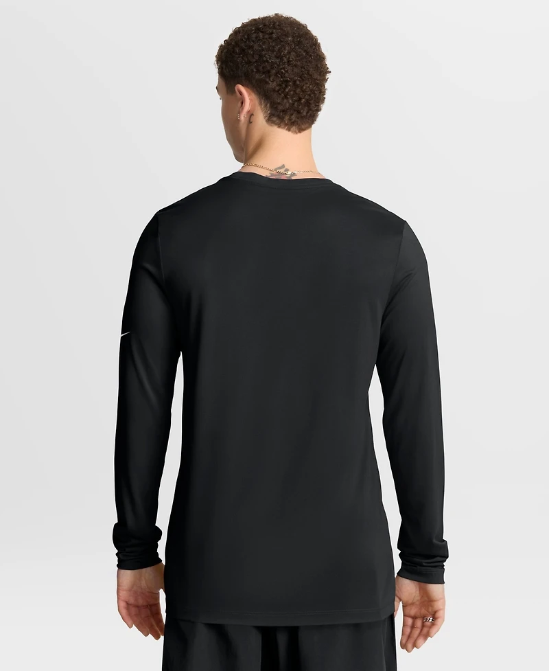 Nike Men's Pittsburgh Steelers Legend Icon Long Sleeve Dri-fit T-Shirt