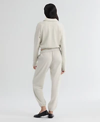 Fanatics Women's New York Yankees Iconic High-Rise Terry Track Pants