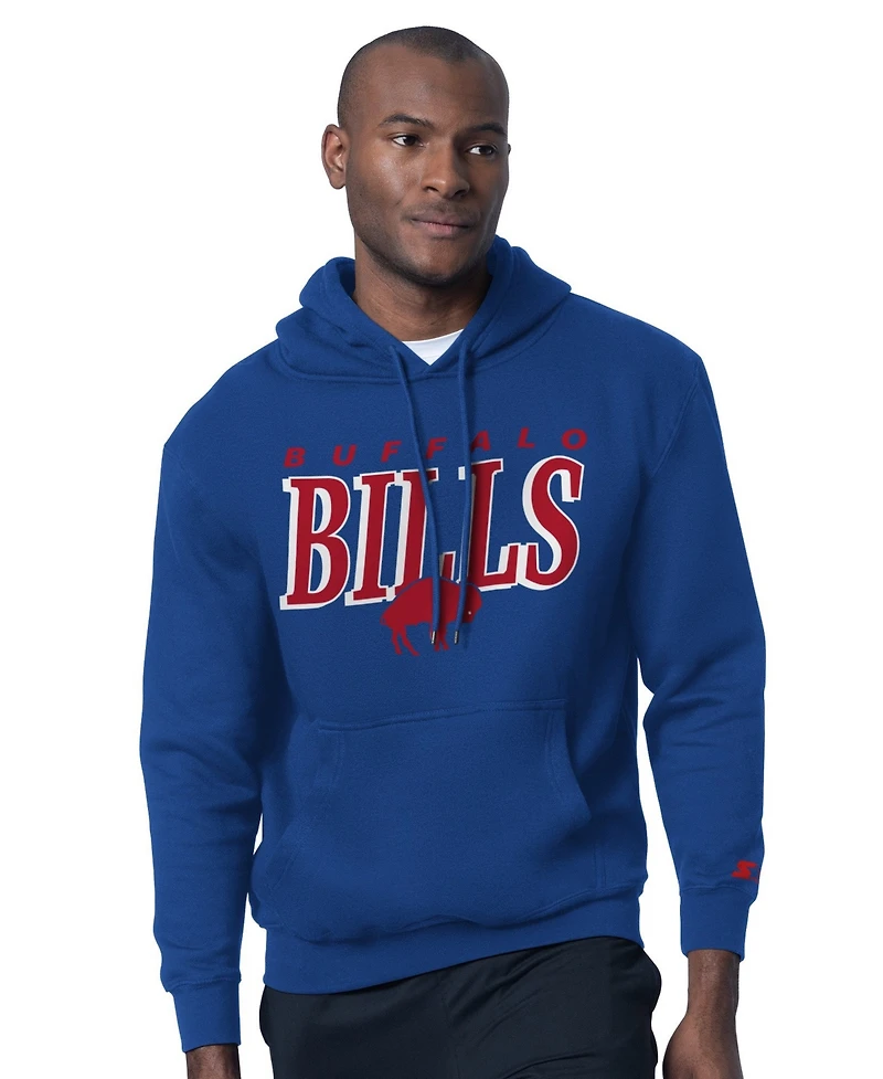 Starter Men's 2-Piece Buffalo Bills Vintage Logo Durable-Stretch Hoodie and T-Shirt Set