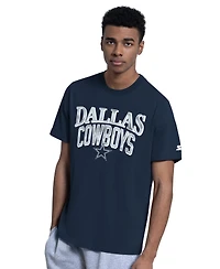 Starter Men's Navy/Heather Gray Dallas Cowboys Logo T-Shirt, 2-Piece Set