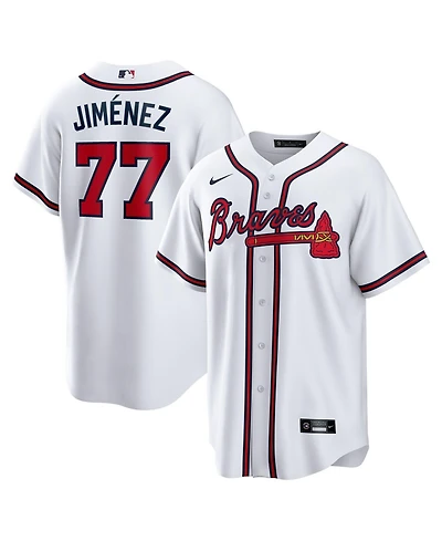 Nike Men's Atlanta Braves Joe Jimenez Replica V-Neck Short-Sleeve Jersey