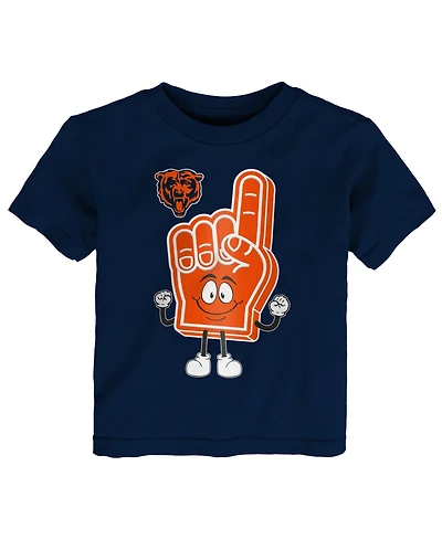 Outerstuff Baby Boys and Girls Navy Chicago Bears Handy Man T-Shirt