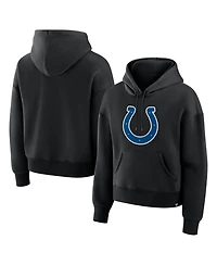 Fanatics Women's Indianapolis Colts Essential Legacy Hooded Heavyweight Fleece Front Pouch Pocket Hoodie