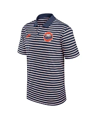 Nike Men's Houston Astros Cooperstown Victory Striped Pique Polo Shirt