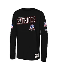 Mitchell & Ness Boys' and Girls' New England Patriots Training Camp Crewneck Long Sleeve T-Shirt