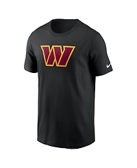 Nike Men's Washington Commanders Essential Logo Screen Print Graphics Standard Fit T-Shirt
